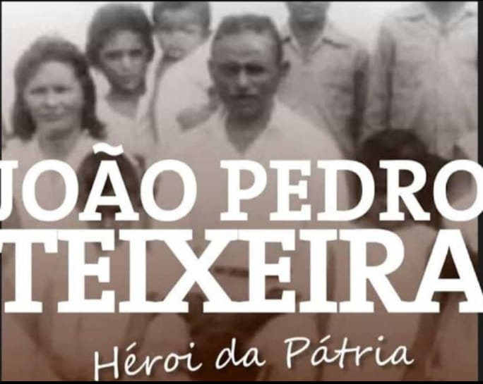 João Pedro Teixeira, lhe tiraram a vida, mas a luta continua. Conta com a gente!